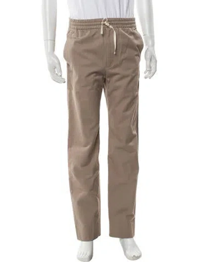Pre-owned Gucci Web Accent Pants In Neutral