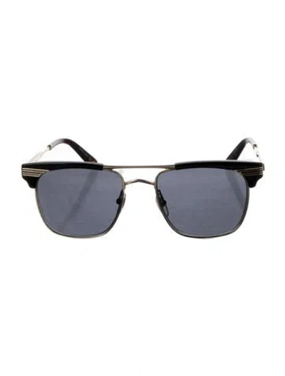 Pre-owned Gucci Web Accent Square Sunglasses