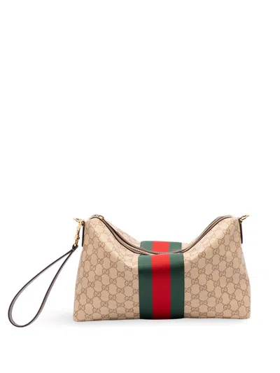 Gucci Web` Bag In Sand