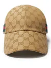 Gucci Web Baseball Cap In Multi