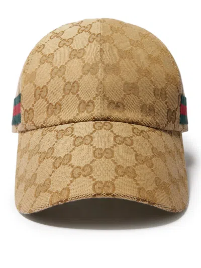 Gucci Web Baseball Cap In Multi