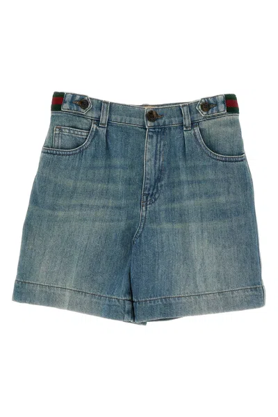 Gucci Web Bermuda Shorts