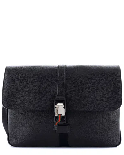 Gucci Web Buckle Wristlet Briefcase Leather (authentic Pre-loved)