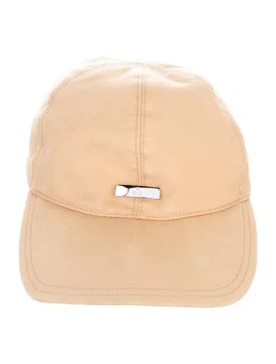 Pre-owned Gucci Web Canvas Baseball Hat In Neutral