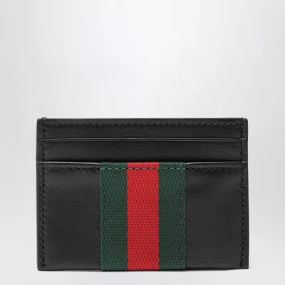 Gucci Web Coin Purse Mini In Black