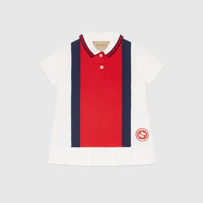 Gucci Web Cotton Dress In White