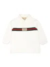 GUCCI WEB COTTON POLO SHIRT