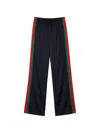 Gucci Web Deatail Trousers In Multi
