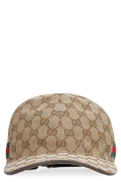 GUCCI GUCCI WEB DETAIL BASEBALL CAP