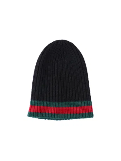 GUCCI WEB DETAIL BEANIE