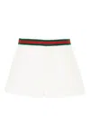 Gucci Cotton Jersey Shorts With Web