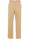 Gucci Cotton Trouser With Web Band Detail