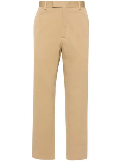 GUCCI GUCCI WEB DETAIL COTTON TROUSERS