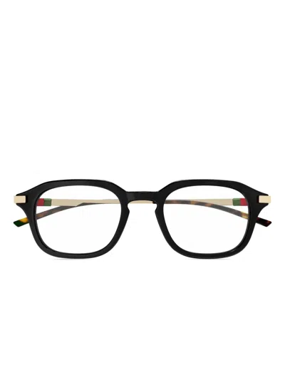 Gucci Brille Mit Web-detail