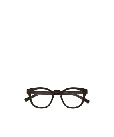 Gucci Web-detail Glasses In Black