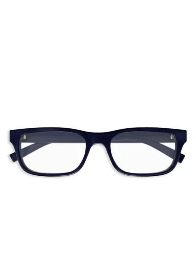 Gucci Web-detail Glasses In Black