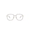 Gucci Web Detail Hexagonal-frame Glasses In Multicolor