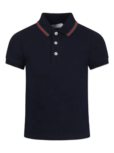 GUCCI WEB-DETAIL POLO SHIRT