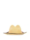 Gucci Web Detail Raffia Sun Hat In Pattern