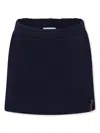 Gucci Web-detail Skirt In Blue