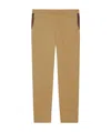 Gucci Web-detail Tailored Trousers In Brown
