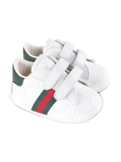 GUCCI WEB-DETAIL TOUCH-STRAP SNEAKERS
