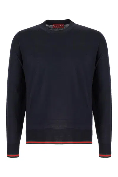 Gucci Web Detail Wool Sweater