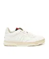 Gucci Re-web White Low Top Sneakers With Web Detail And Embossing In Leather Woman In White
