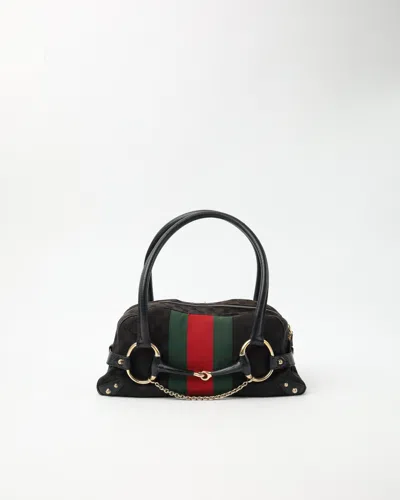 Gucci Web Horsebit Hobo Bag
