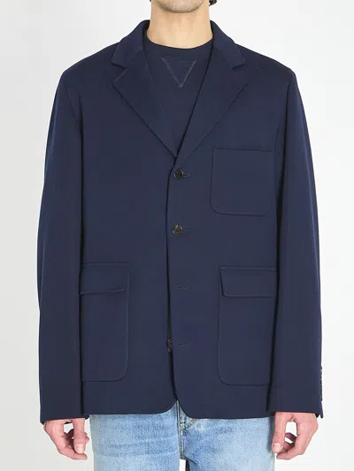 Gucci Web Jacket In Blue