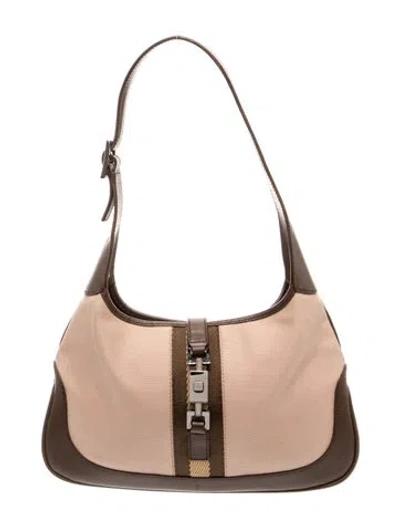 Pre-owned Gucci Web Jackie Vintage In Multi