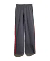 Gucci Web Leisure Pants In Gray