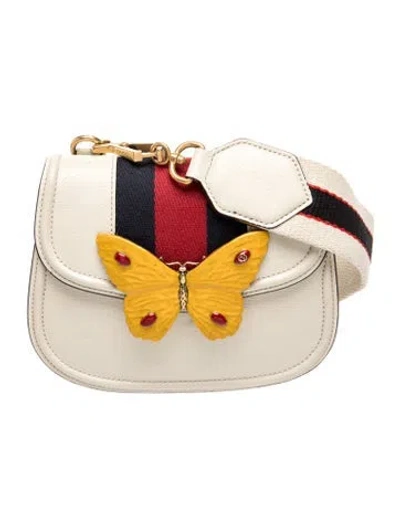 Pre-owned Gucci Web Linea Totem In Neutrals