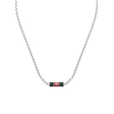 Gucci Web Necklace - Ybb853880001 In Silver