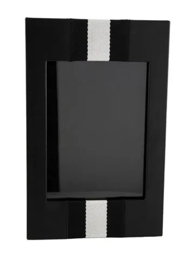 Pre-owned Gucci Web Picture Frame In Black