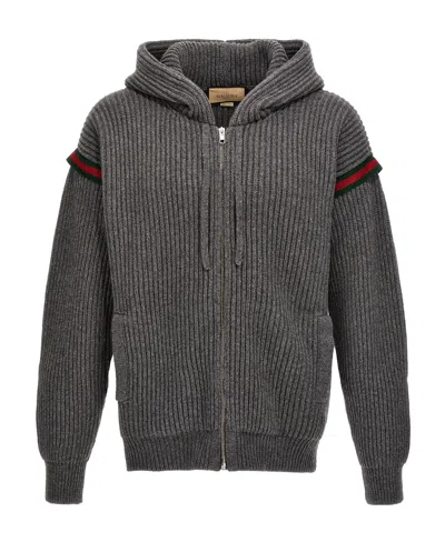 GUCCI GUCCI ZIP-UP HOODED JACKET