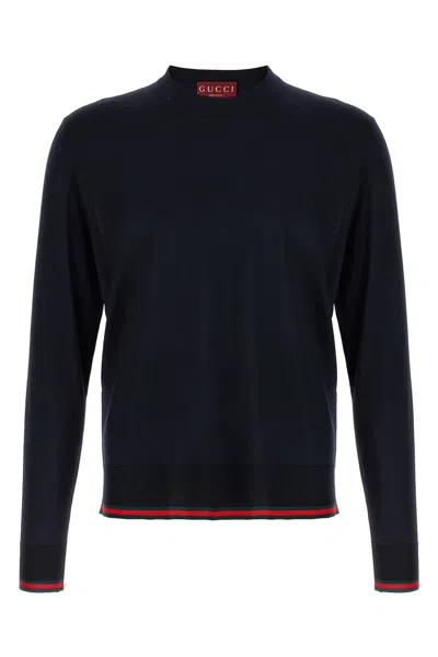 GUCCI GUCCI WEB RIBBON JERSEY