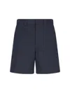Gucci Web Tape Shorts Bermuda And Short Black In Blue