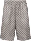 Gucci Web Shorts In Neutrals