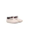 Gucci Web-stripe Ballet Flats In Neutrals