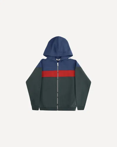Gucci Web Stripe Hooded Sweatshirt For Boy In Multi