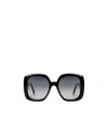 Gucci Rectangular-frame Acetate Sunglasses In Gray