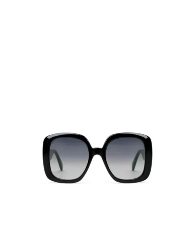 GUCCI GUCCI EYEWEAR GG WEB BUTTERFLY-FRAME SUNGLASSES