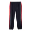 Gucci Wool Cropped Pant With Stripe In Blue