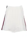 Gucci Web Stripe-trim Shorts In White