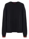 Gucci Oversize Wool And Cashmere Sweater In Black