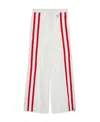 Gucci Polyester Blend Wide Leg Trousers In White