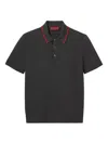 Gucci Silk Cotton Polo Shirt With Web