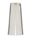 Gucci Web-striped Track Pants In White