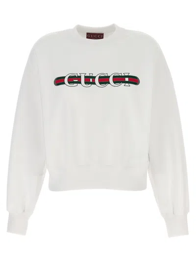 Gucci Web Sweatshirt White